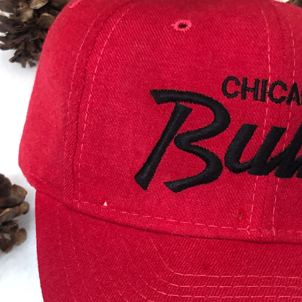 Vintage NBA Chicago Bulls Sports Specialties Single Line Script Snapback Hat