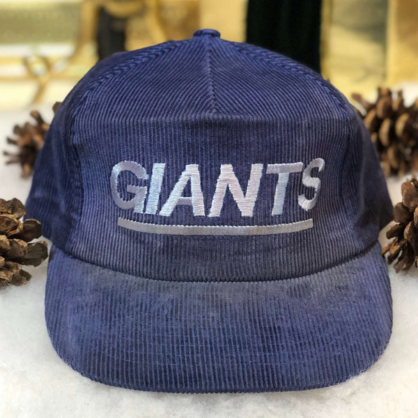 Vintage NFL New York Giants Yupoong Corduroy Snapback Hat