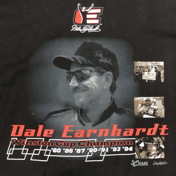 Vintage NASCAR Dale Earnhardt Winston Cup Champion "A Lifetime of Winning" T-Shirt (L)