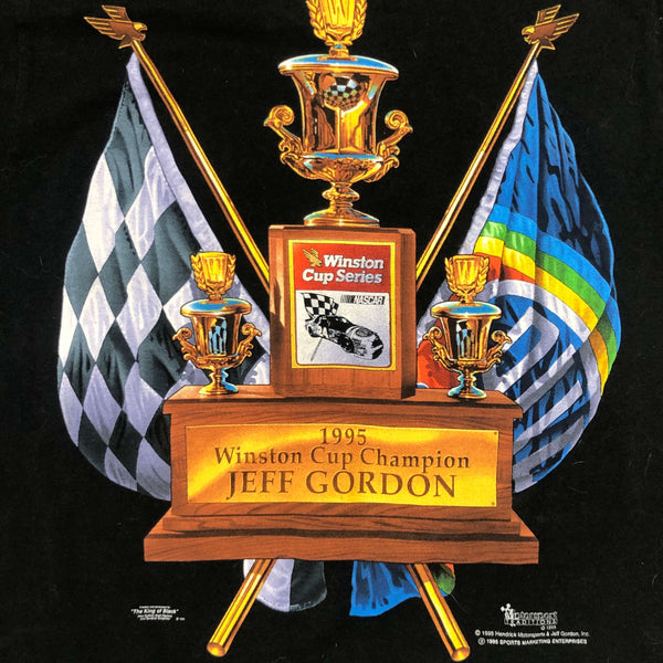 Vintage 1995 NASCAR Jeff Gordon Winston Cup Champion T-Shirt (M)
