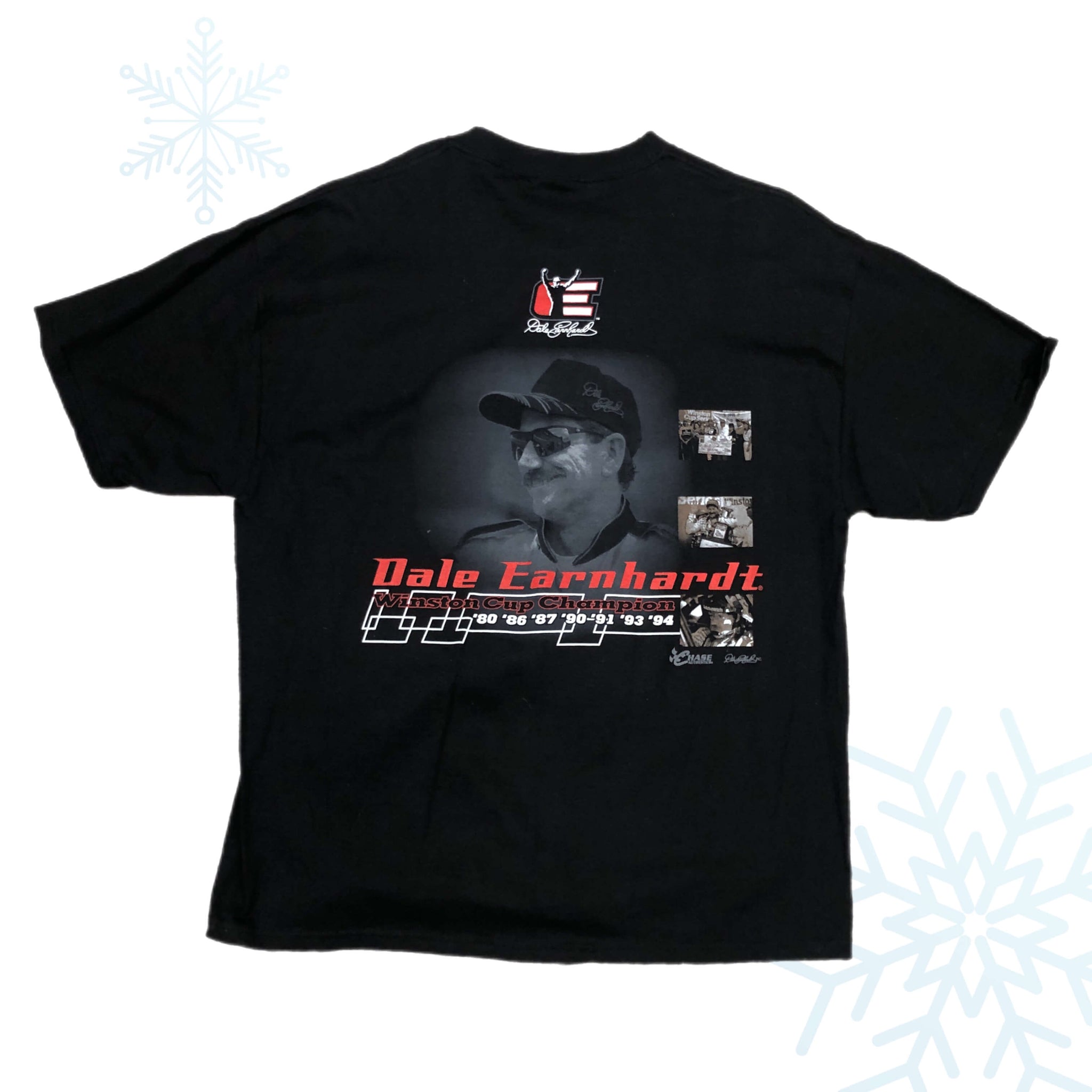 Vintage NASCAR Dale Earnhardt Winston Cup Champion "A Lifetime of Winning" T-Shirt (L)