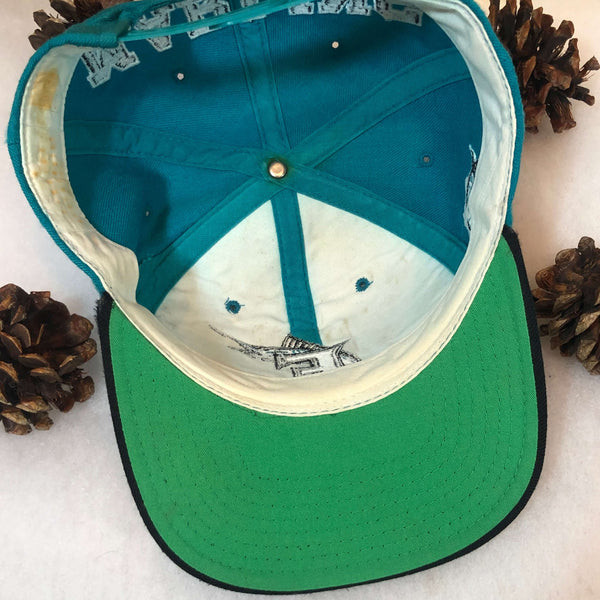 Vintage MLB Florida Marlins American Needle Blockhead Snapback Hat