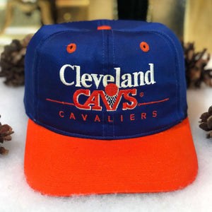 Vintage NBA Cleveland Cavaliers Twins Enterprise Twill Bar Line Snapback Hat