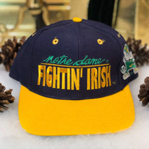 Vintage Deadstock NWOT NCAA Notre Dame Fighting Irish The Game Wool Snapback Hat