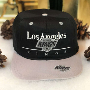 Vintage NHL Los Angeles Kings Twins Enterprise Twill Bar Line Snapback Hat