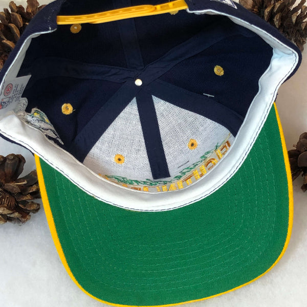 Vintage Deadstock NWOT NCAA Notre Dame Fighting Irish The Game Wool Snapback Hat
