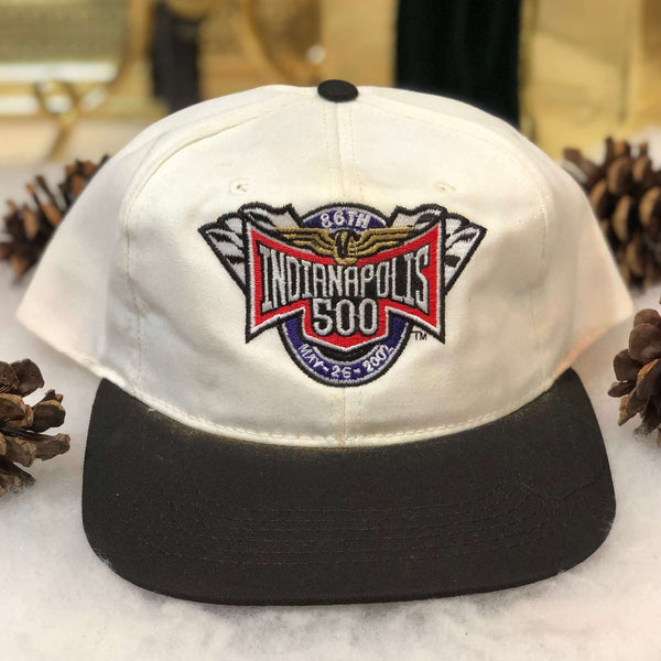 Vintage 2002 Indianapolis 500 Wool Outdoor Cap Snapback Hat