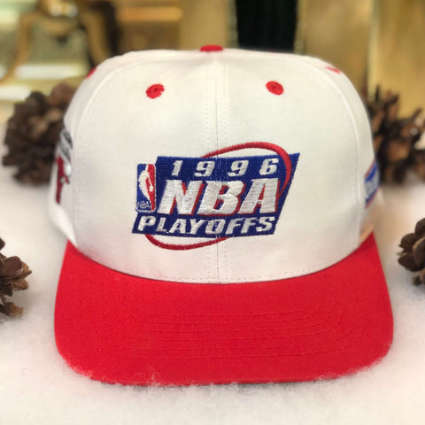 Vintage 1996 NBA Playoffs Chicago Bulls Twill Snapback Hat