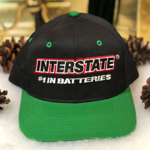 Vintage Deadstock NWOT Interstate Batteries Twill Snapback Hat