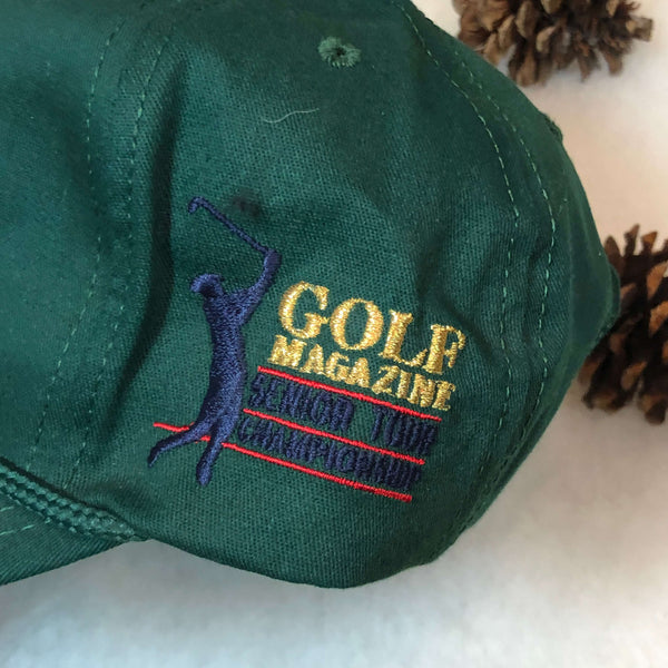 Vintage Deadstock NWOT The Dunes Myrtle Beach South Carolina Golf Magazine Tour Strapback Hat