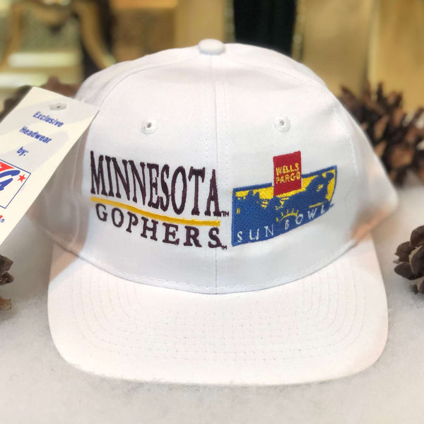 Vintage Deadstock NCAA Minnesota Gophers Sun Bowl The Game Twill Snapback Hat