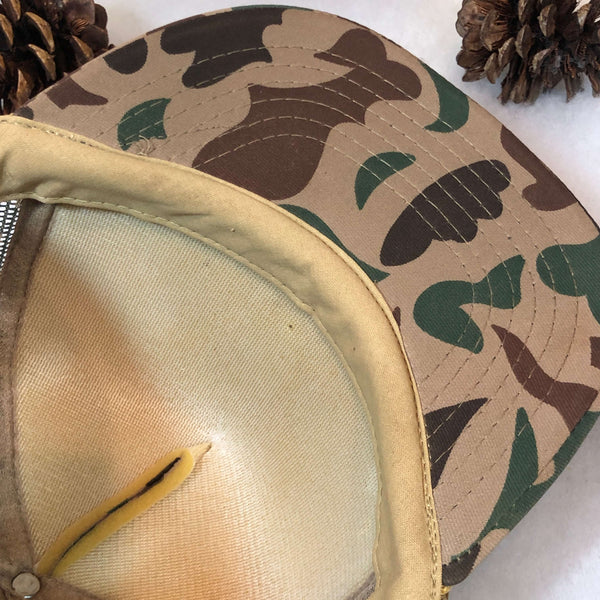 Vintage Deadstock NWOT Maddox Meat Store South Carolina Camouflage Trucker Hat
