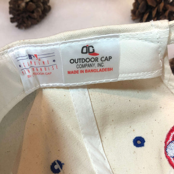 Vintage Deadstock NWT MLB Chicago Cubs Outdoor Cap Strapback Hat