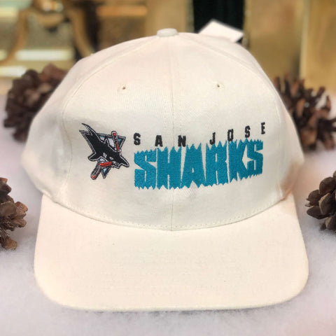 Vintage Deadstock NWT NHL San Jose Sharks Twins Enterprise Strapback Hat