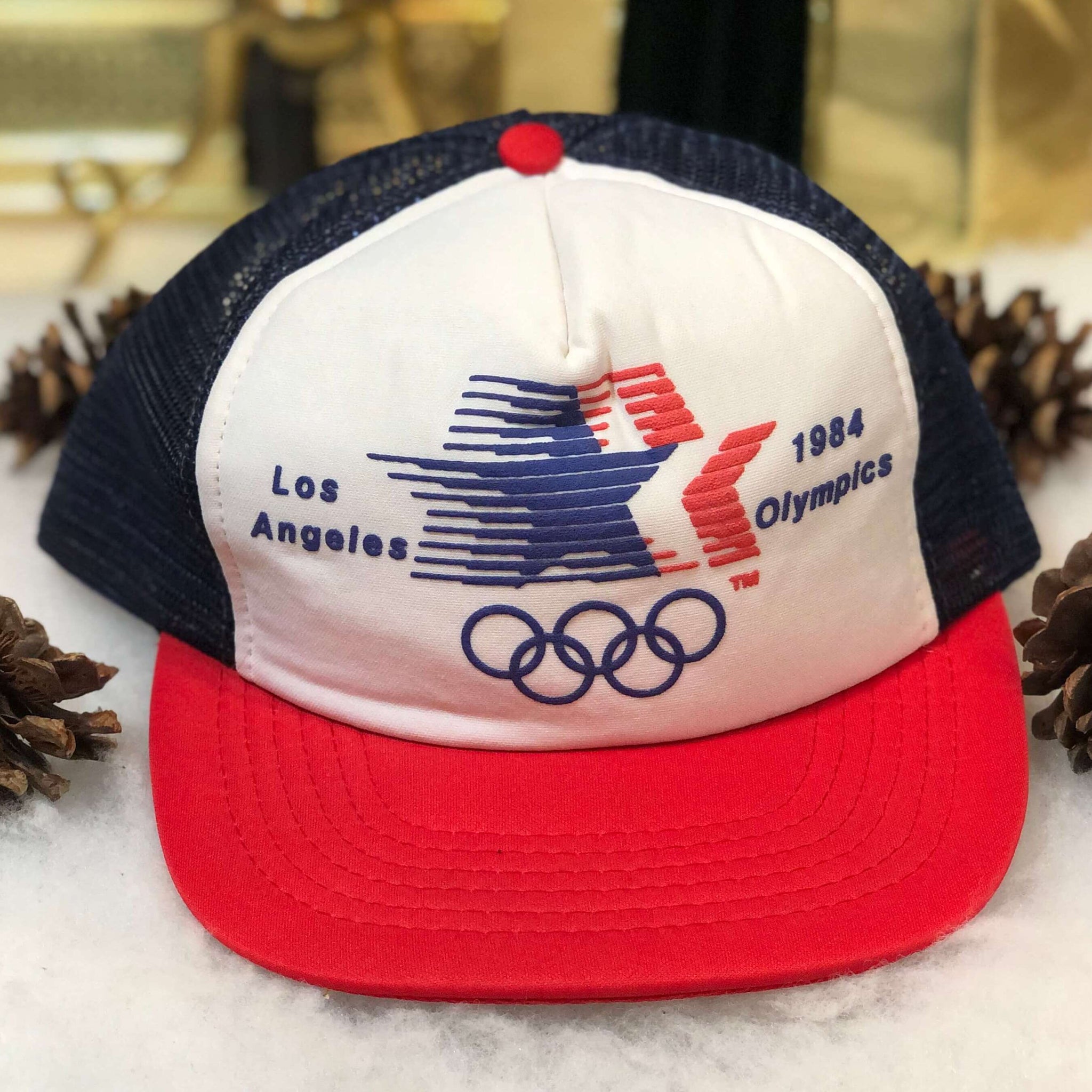 Vintage 1984 USA Los Angeles Olympics Trucker Hat