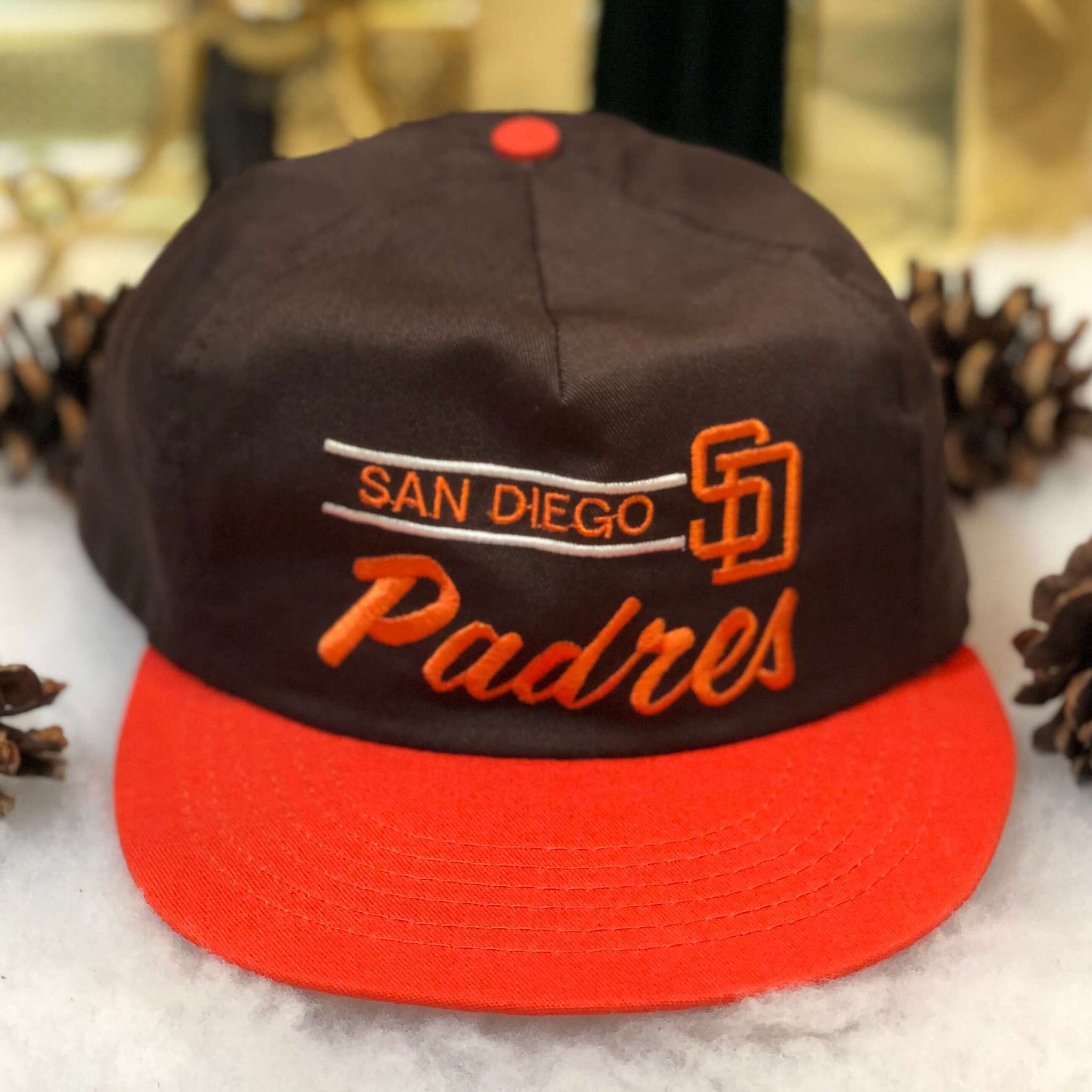 Vintage MLB San Diego Padres Annco Twill Snapback Hat