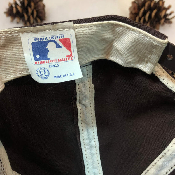 Vintage MLB San Diego Padres Annco Twill Snapback Hat