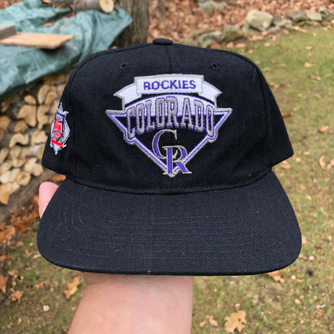 Vintage CCM MLB Colorado Rockies Snapback Hat