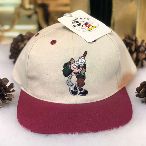 Vintage Deadstock NWT Mickey Mouse Golfing Strapback Hat