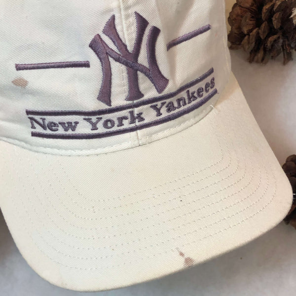 Vintage MLB New York Yankees The Game Split Bar Twill Snapback Hat