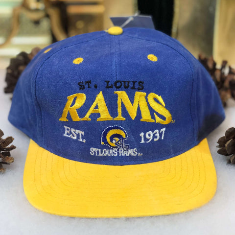 Vintage Deadstock NWT NFL St. Louis Rams Drew Pearson Snapback Hat