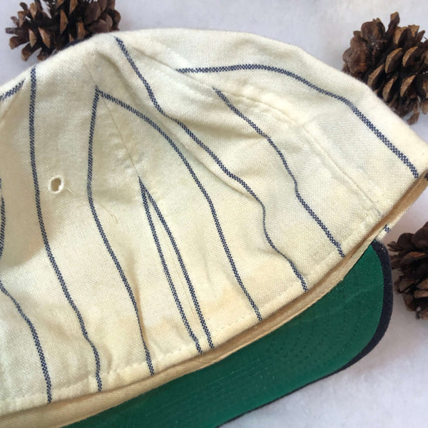 Vintage MLB New York Yankees Roman Cooperstown Collection Pinstripe Wool Fitted Hat 7 1/8