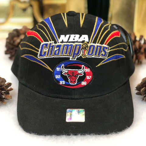 Vintage Deadstock NWT 1998 NBA Champions Chicago Bulls Starter Strapback Hat