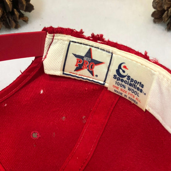 Vintage NFL New England Patriots Sports Specialties Script Wool Snapback Hat