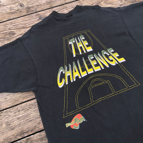 Vintage 1996 Space Jame Swackhammer "The Challenge" All Over Print T-Shirt