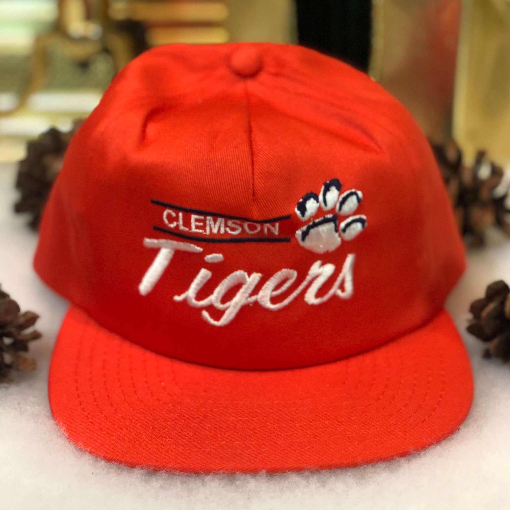 Vintage Deadstock NWOT NCAA Clemson Tigers Annco Snapback Hat