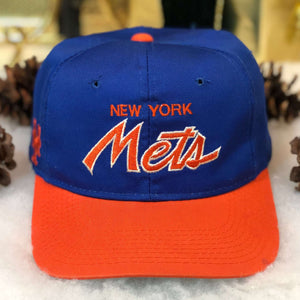 Vintage MLB New York Mets Sports Specialties Script Twill Snapback Hat
