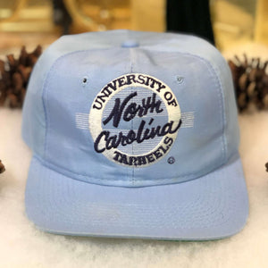 Vintage NCAA UNC North Carolina Tar Heels The Game Circle Logo Twill Snapback Hat