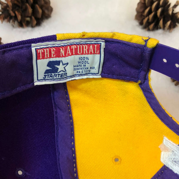 Vintage NCAA LSU Louisiana State Tigers Starter Pinwheel Wool Snapback Hat