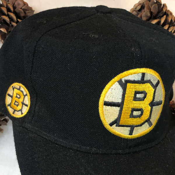 Vintage NHL Boston Bruins American Needle Blockhead Snapback Hat