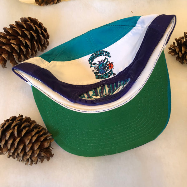 Vintage Deadstock NWT Logo Athletic NBA Charlottes Hornets Snapback Hat