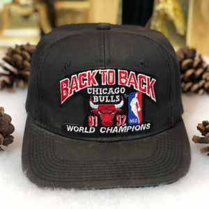 Vintage NBA Chicago Bulls 1991-92 Back to Back Sports Specialties Snapback Hat