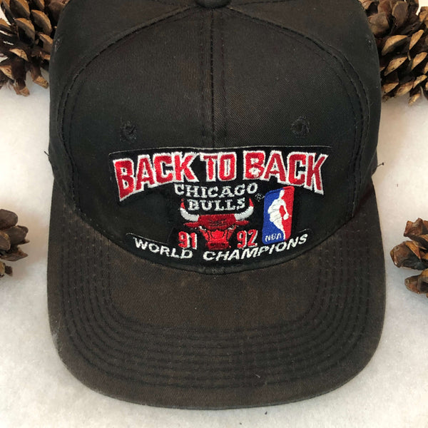 Vintage NBA Chicago Bulls 1991-92 Back to Back Sports Specialties Snapback Hat