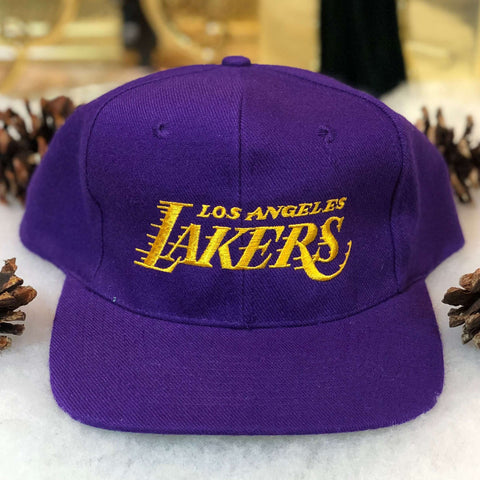 Vintage Deadstock NWOT NBA Los Angeles Lakers Motion Wool KC Snapback Hat