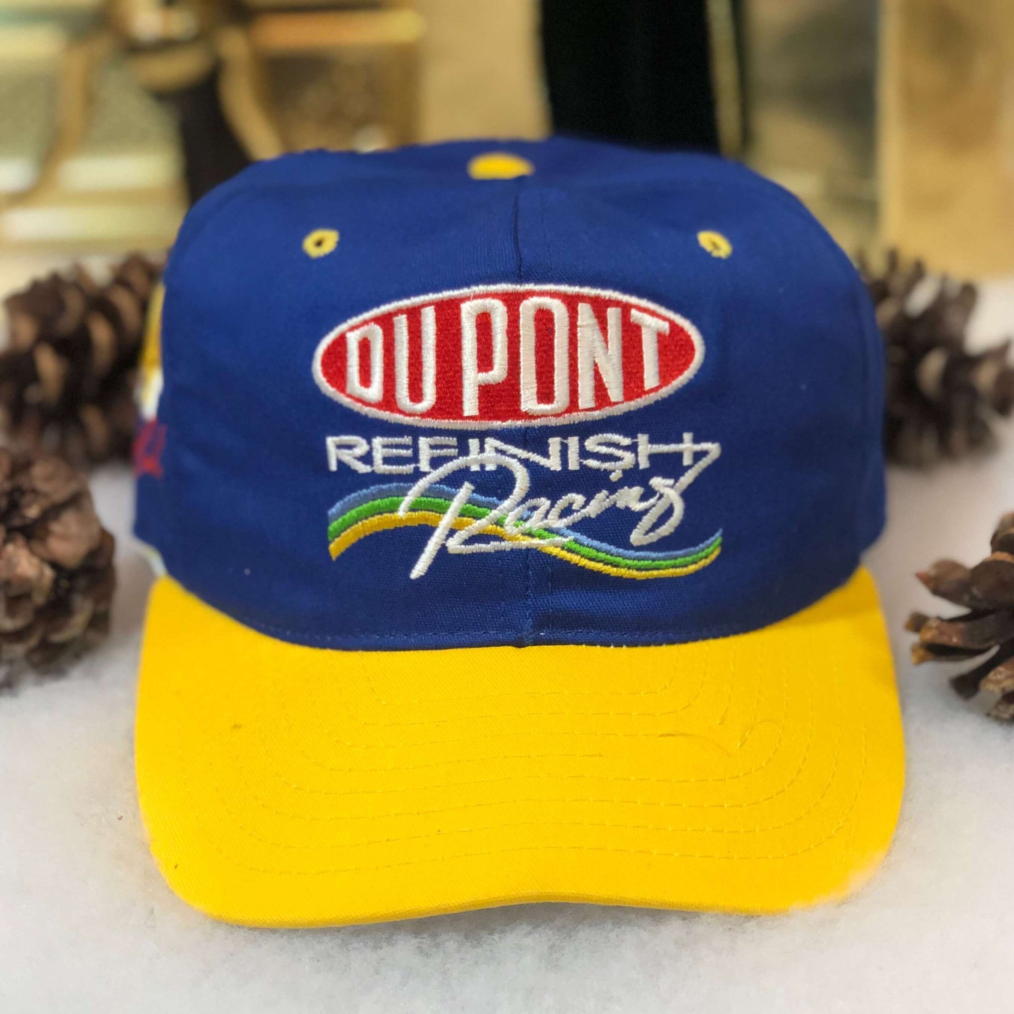 Vintage NASCAR DuPont Racing Jeff Gordon AJD Twill Snapback Hat