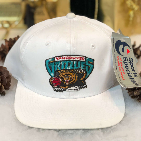 Vintage Deadstock NWT NBA Vancouver Grizzlies Sports Specialties Twill Snapback Hat