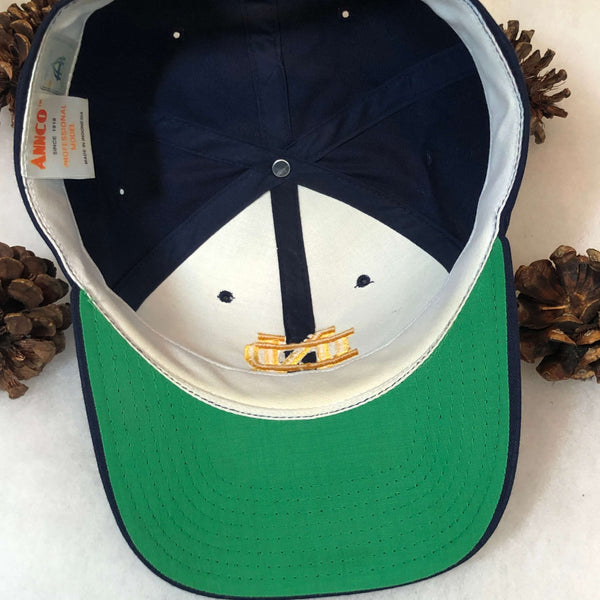 Vintage NCAA Notre Dame Fighting Irish Annco Twill Snapback Hat