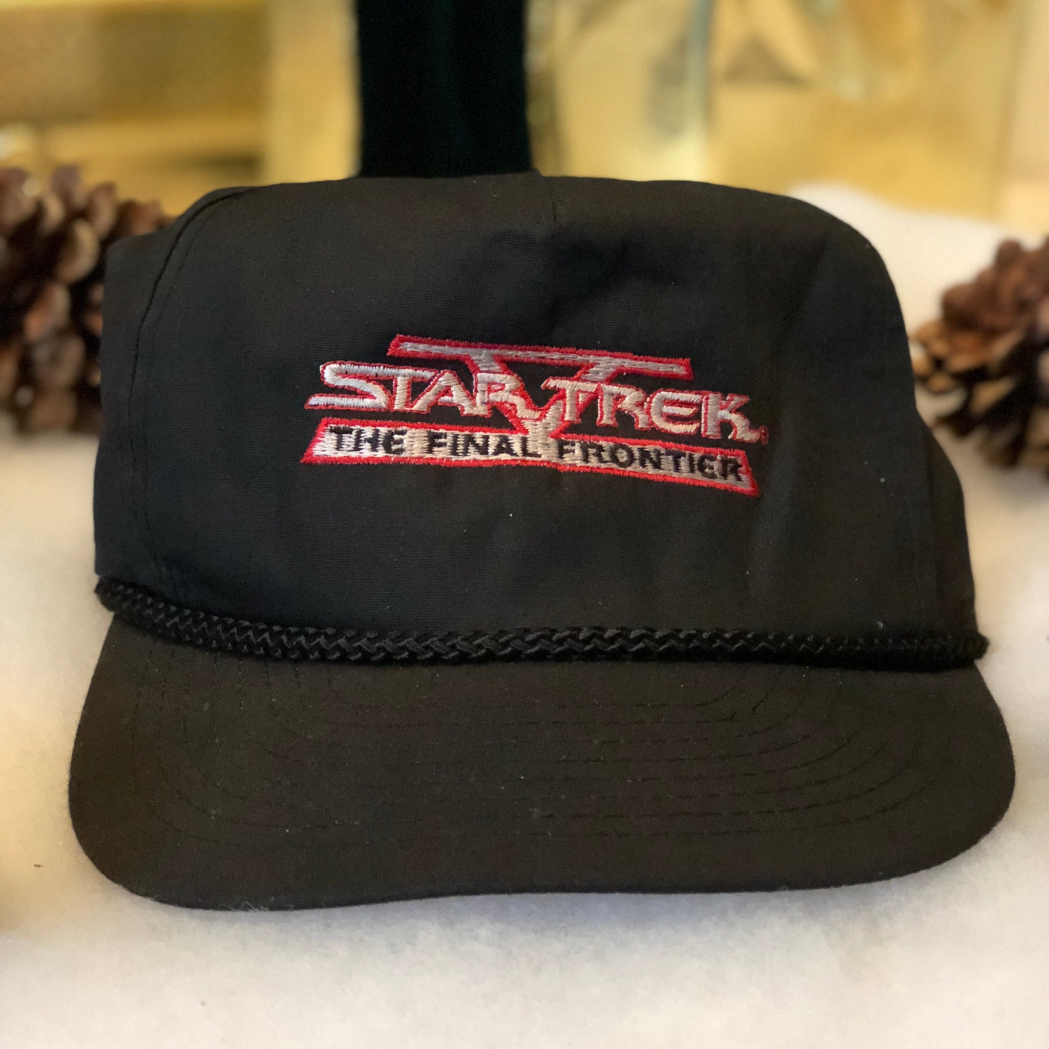 Vintage Star Trek V The Final Frontier Strapback Hat