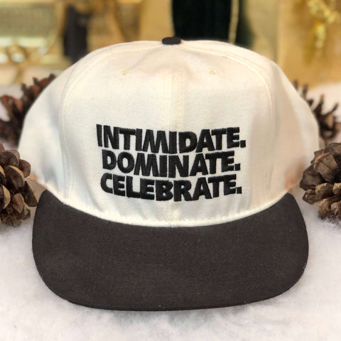 Vintage NCAA Cincinnati Bearcats Intimidate Dominate Celebrate Wool Snapback Hat