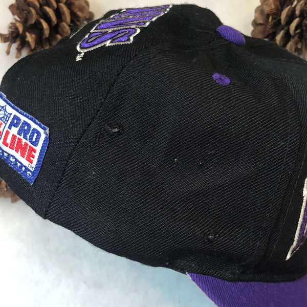 Vintage NFL Baltimore Ravens Starter Logo Arch Wool Snapback Hat
