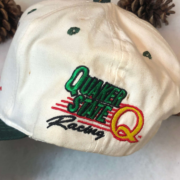 Vintage NASCAR Jeff Gordon Quaker State Racing Twill Snapback Hat