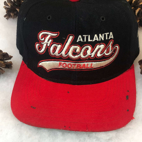 Vintage NFL Atlanta Falcons Starter Tailsweep Script Wool Snapback Hat