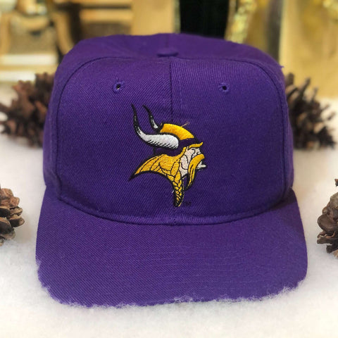 Vintage NFL Minnesota Vikings New Era Wool Snapback Hat