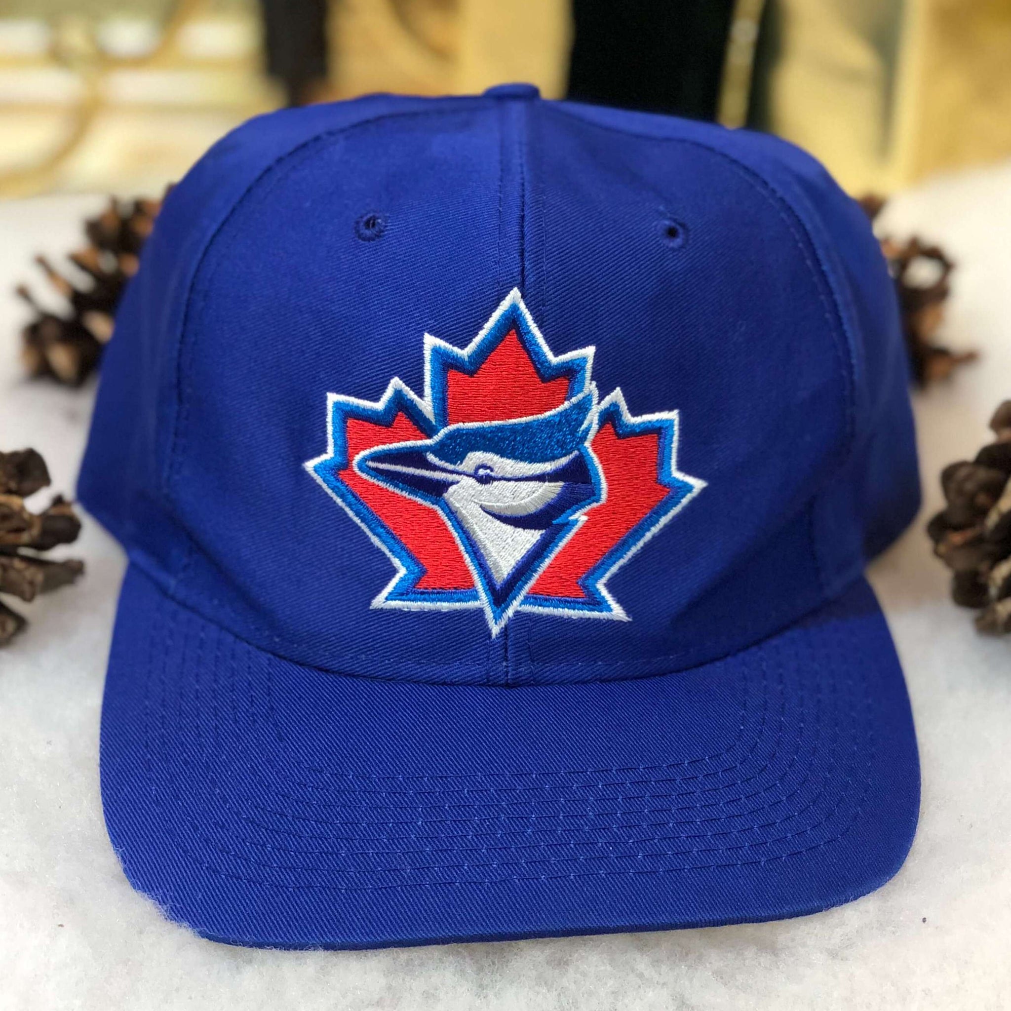 Vintage MLB Toronto Blue Jays Logo 7 Twill Snapback Hat