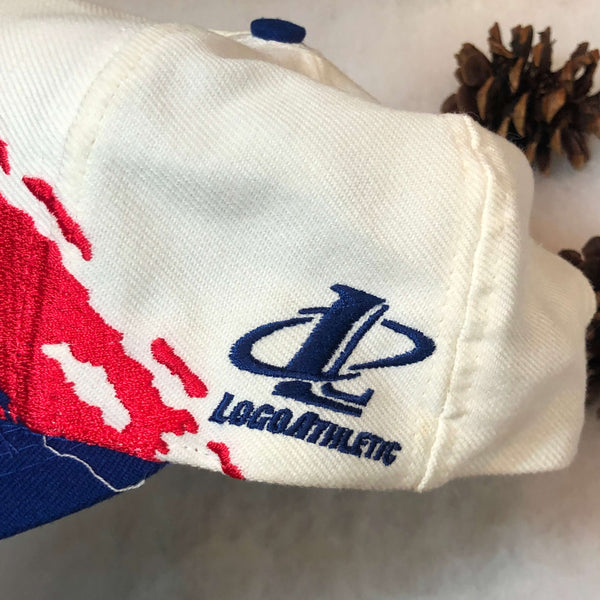 Vintage NFL New England Patriots Logo Athletic Splash Snapback Hat