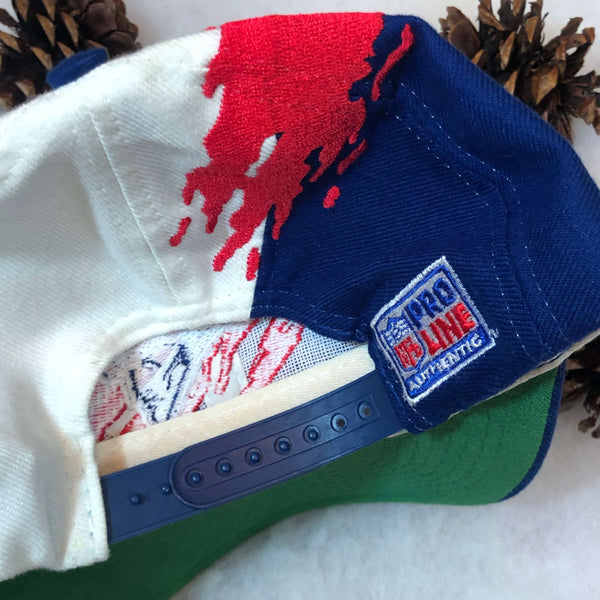 Vintage NFL New England Patriots Logo Athletic Splash Snapback Hat